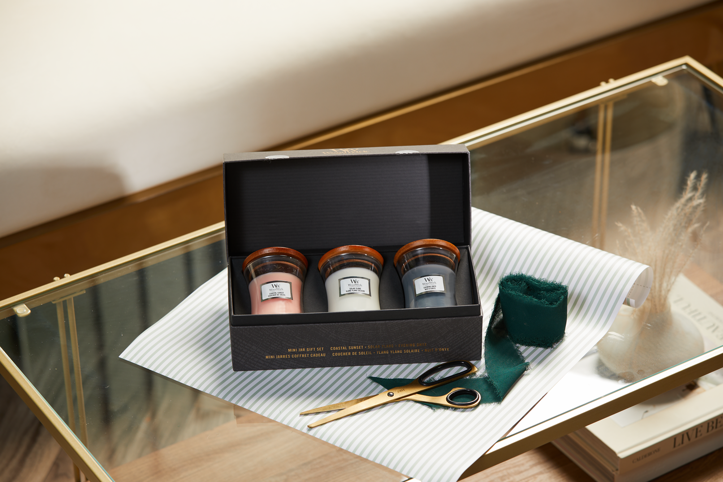 WoodWick - Deluxe Gift Set 3 Mini Candle - Floral