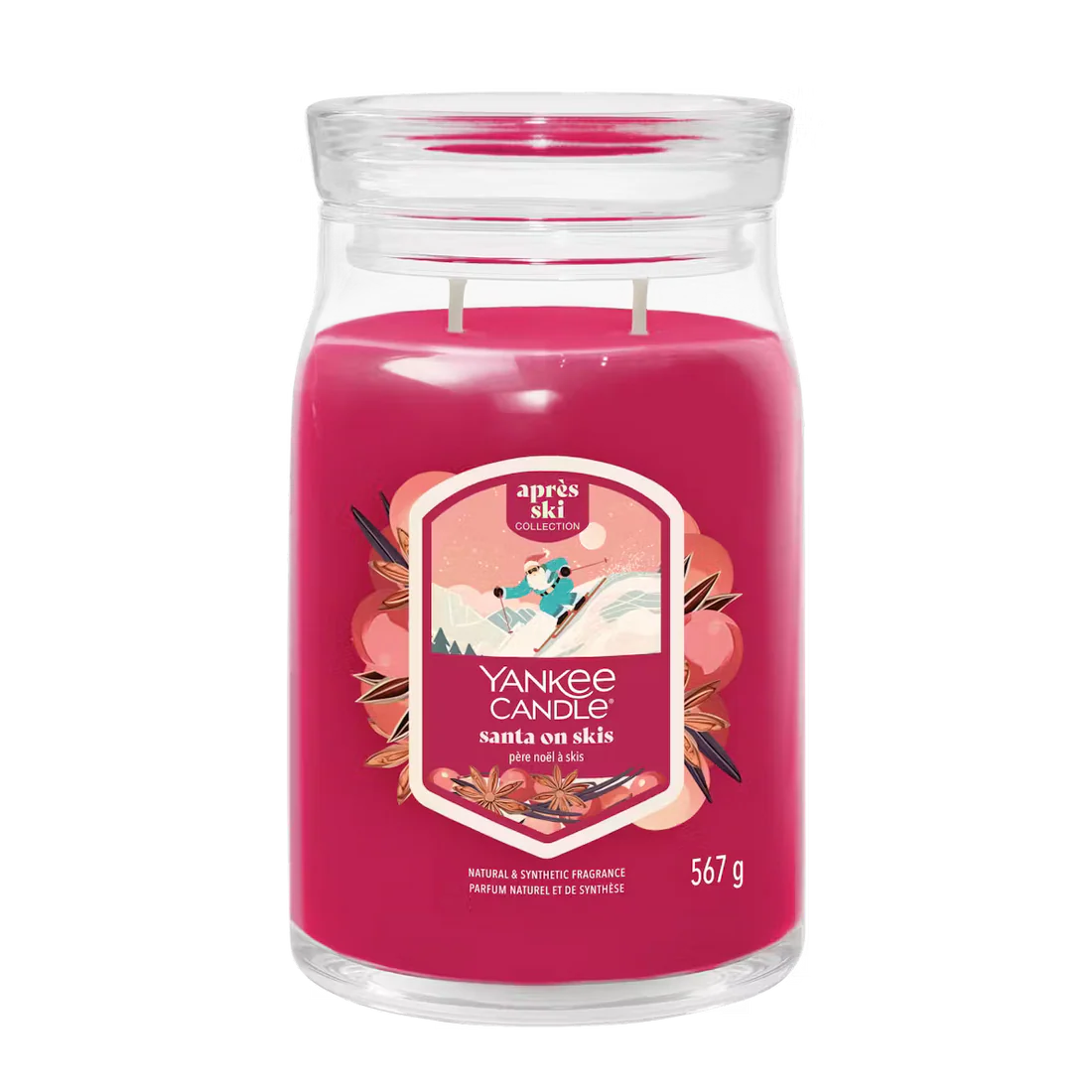 Yankee Candle - Santa on Skis Signature Large Jar
