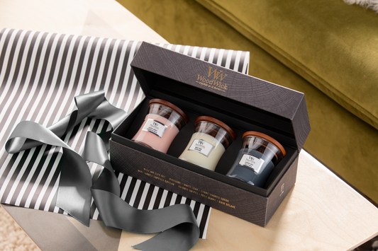 WoodWick - Deluxe Gift Set 3 Mini Candle - Floral